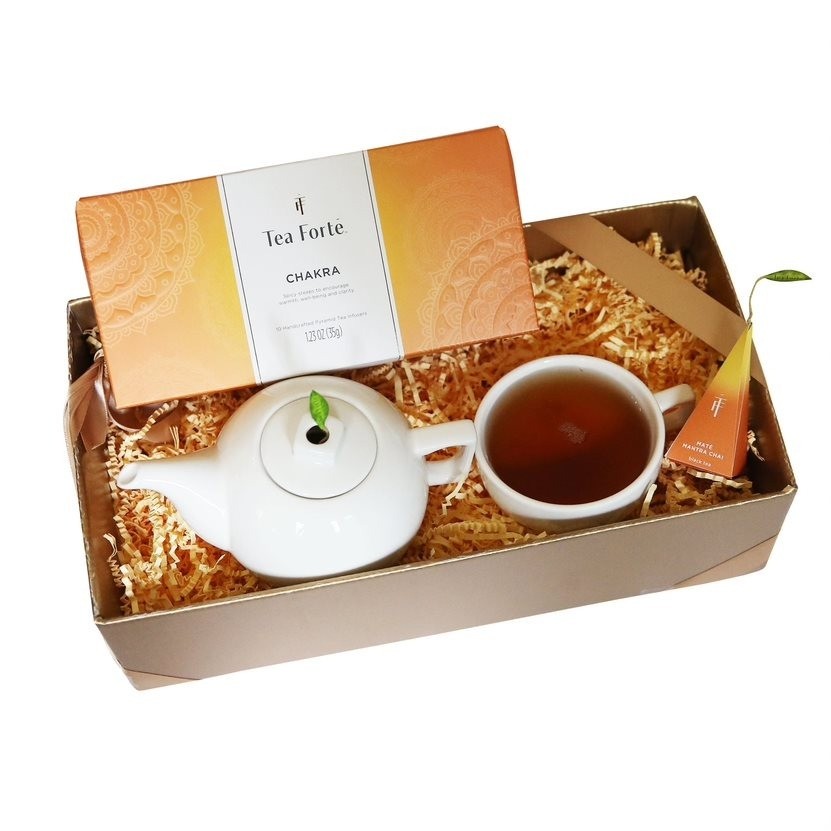 Set cadou ceai, cana ceai si ceainic ceai Chakra dressy gift