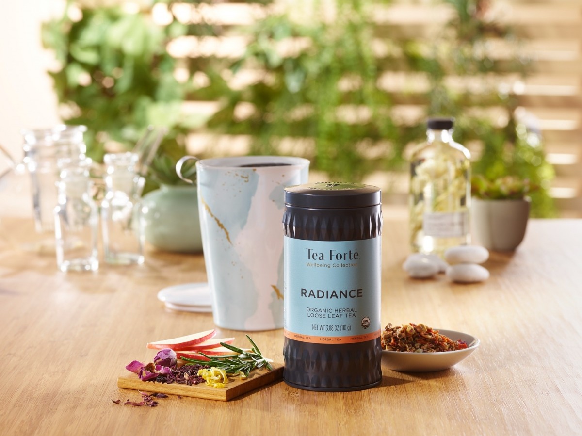 Set cadou ceai si accesorii ceai Wellbeing Radiance gift