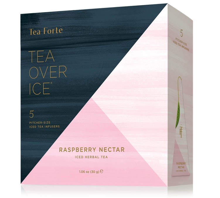 Cutie cu 5 piramide de ceai rece Tea Over Ice Raspberry Nectar