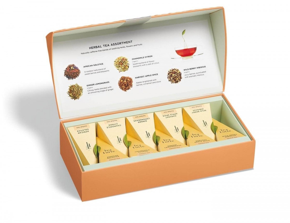 Cutie cu 10 piramide de ceai Herbal Assortment