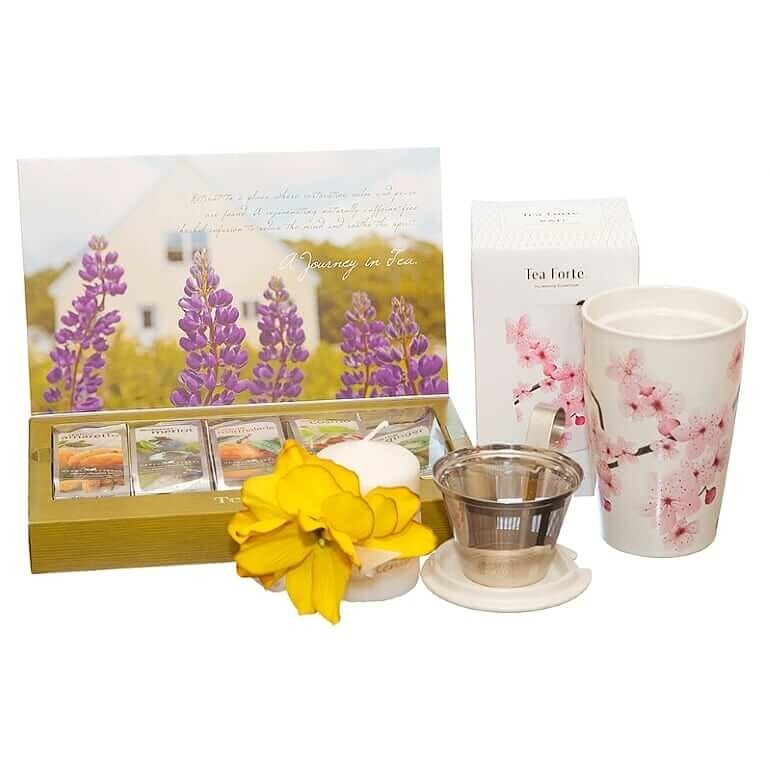 Pachet cadou cu ceai si cana ceai Herbal Collection Gift