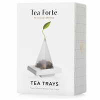 Tavite albe pentru piramide de ceai