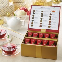 Set cadou ceai si accesorii ceai Warming Joy Red Gift