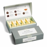 Cutie cu 10 piramide de ceai Petite Ribbon Box Black Tea Assortment