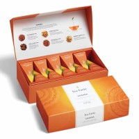Cutie cu 10 de piramide de ceai Ribbon box Chakra