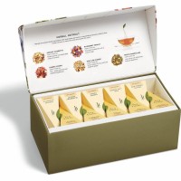 Cutie cu 20 de piramide de ceai Ribbon Box Herbal Retreat ECO