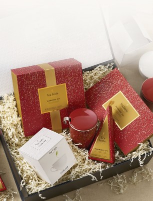 Set cadou ceai si accesorii ceai Warming Joy Red gift