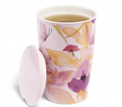 Cana ceai din ceramica cu infuzor din inox Kati Cup Mariposa