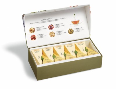 Cutie cu 10 piramide ceai Petite ribbon box Herbal Retreat