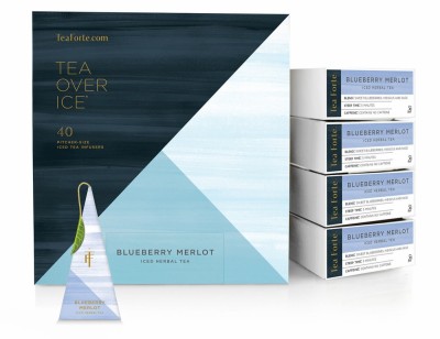 Cutie cu 40 de piramide de ceai rece Tea Over Ice Blueberry MerlotOT