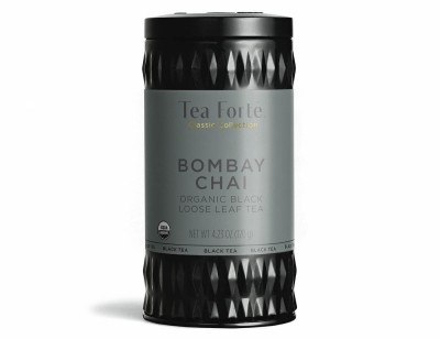 Cutie metalica cu ceai negru cu condimente orientale, Bombay Chai, 50 de portii de ceai