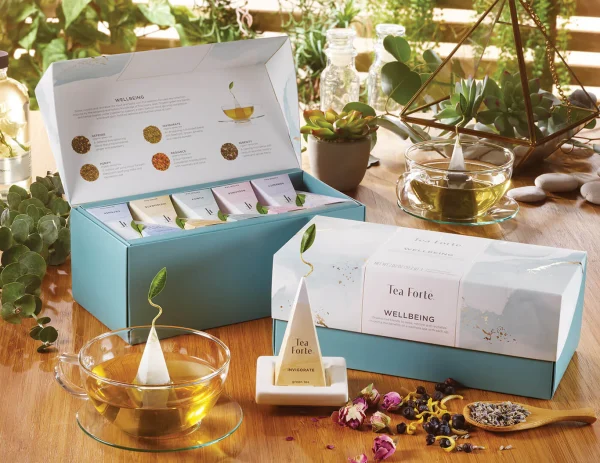 Cutie cu 20 de piramide de ceai Wellbeing ECO - imagine 5