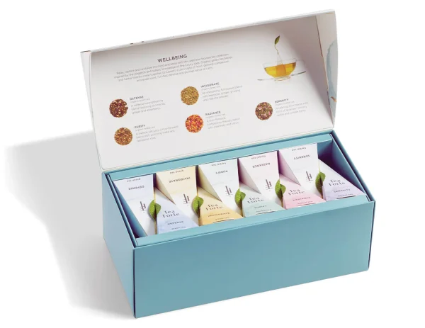 Cutie cu 20 de piramide de ceai Wellbeing ECO - imagine 2