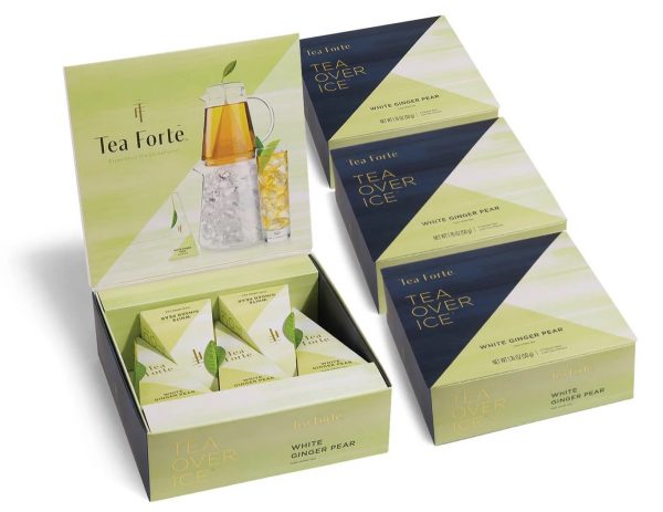 Ceai rece Tea Over Ice White Ginger Pear - Tea Forte- Cutii cu piramide